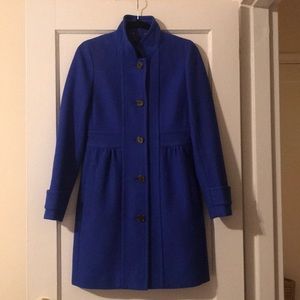 JCrew peplum city coat